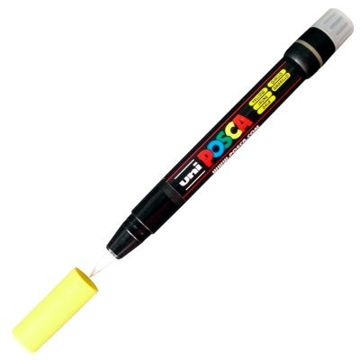 Caneta Posca Ponta de Pincel PC-F350 Amarelo
